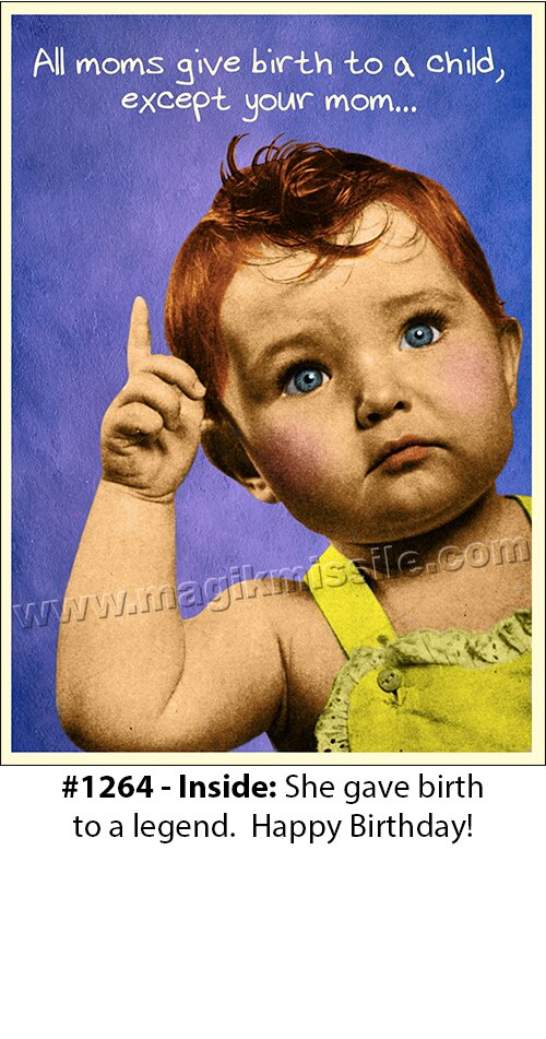 1264 - Funny Birthday Card