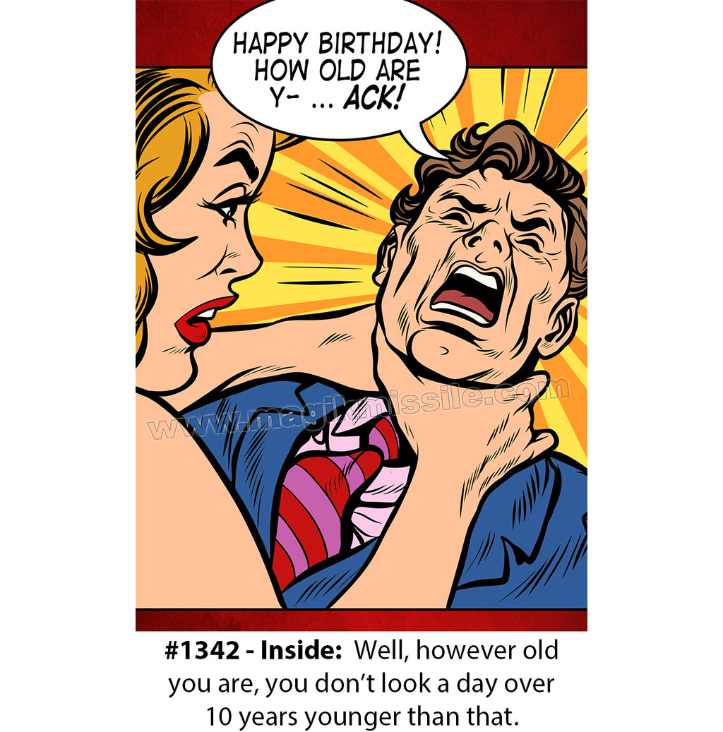 1342 - Funny Birthday Card