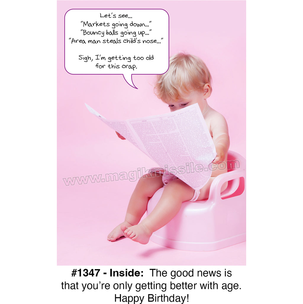 1347 - Funny Birthday Card