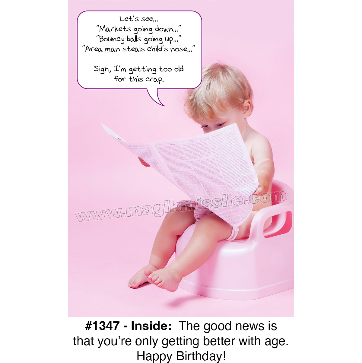 1347 - Funny Birthday Card