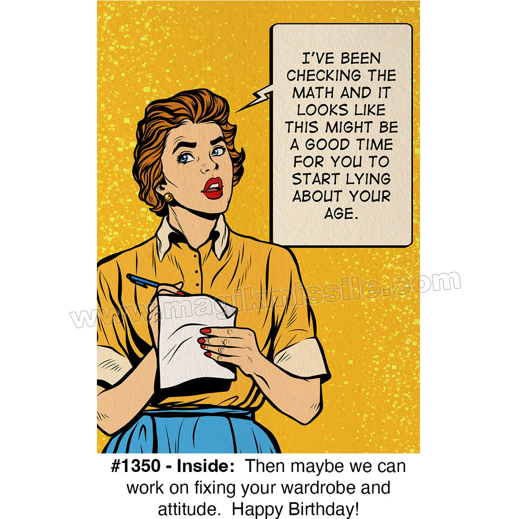 1350 - Funny Birthday Card