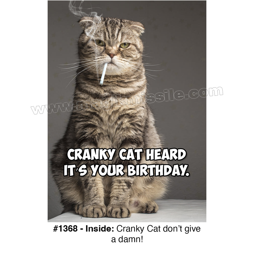1368 - Funny Birthday Card