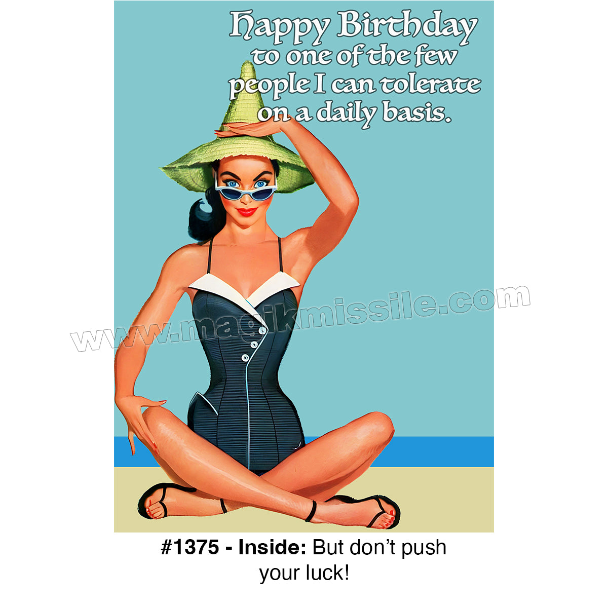1375 - Funny Birthday Card