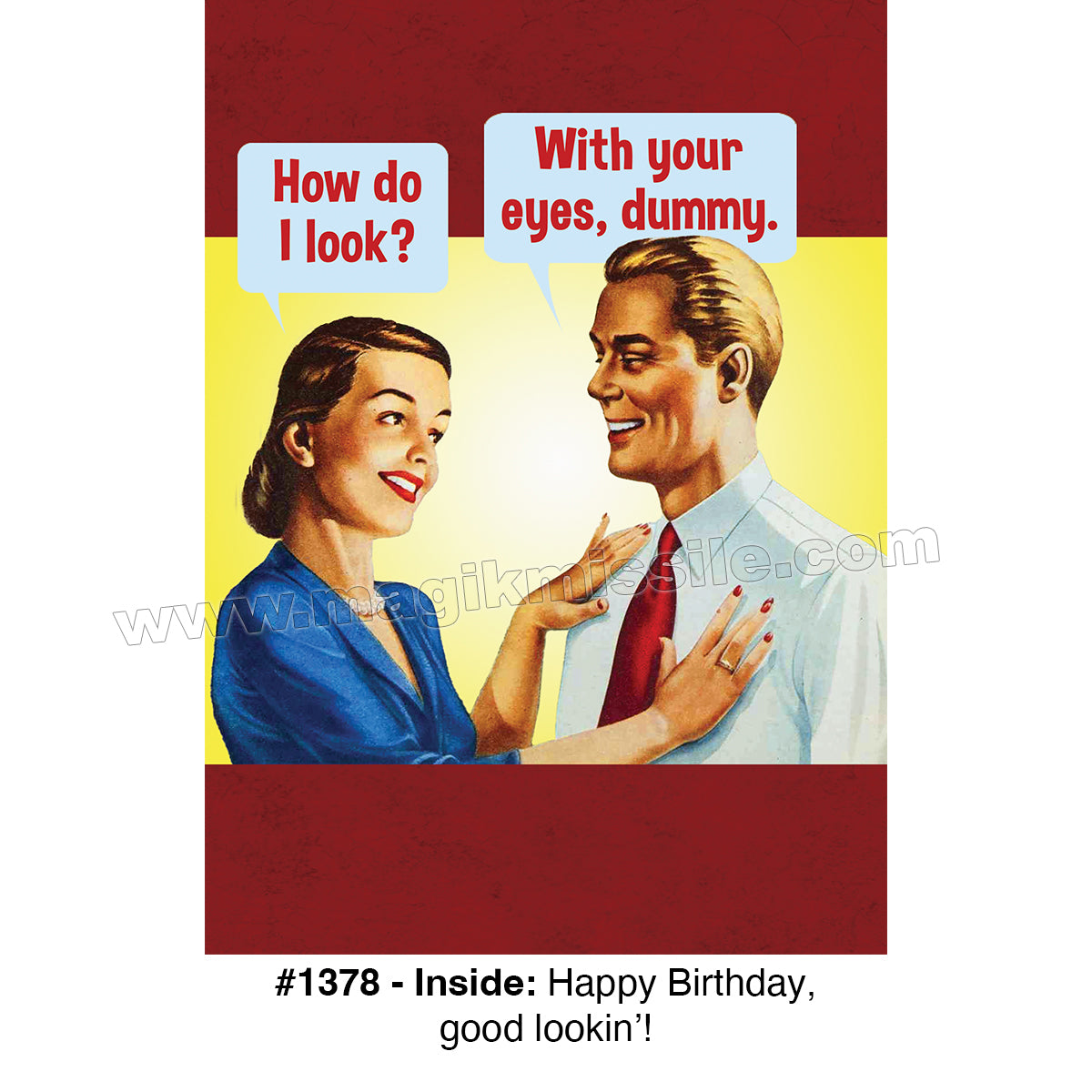 1378 - Funny Birthday Card