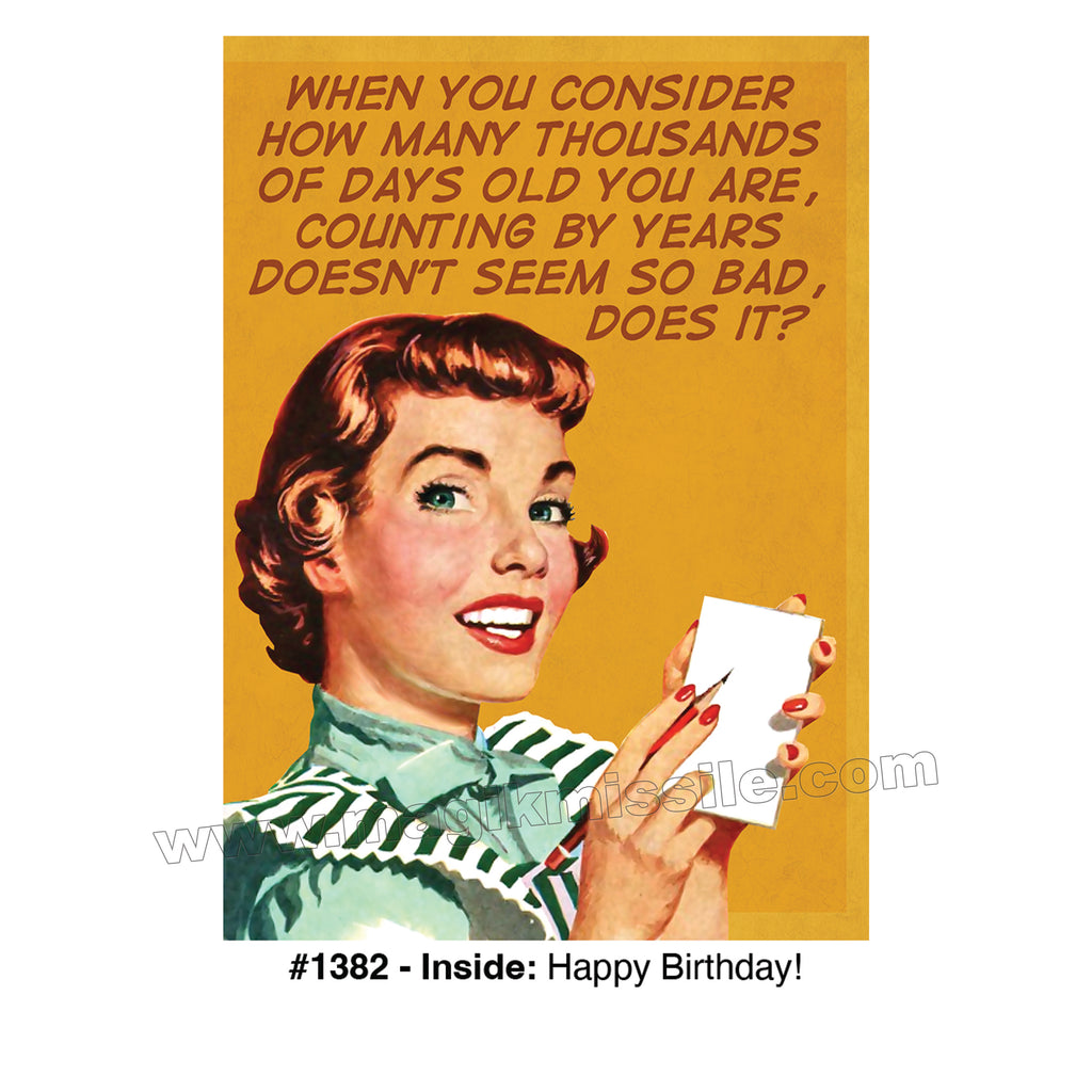 1382 - Funny Birthday Card