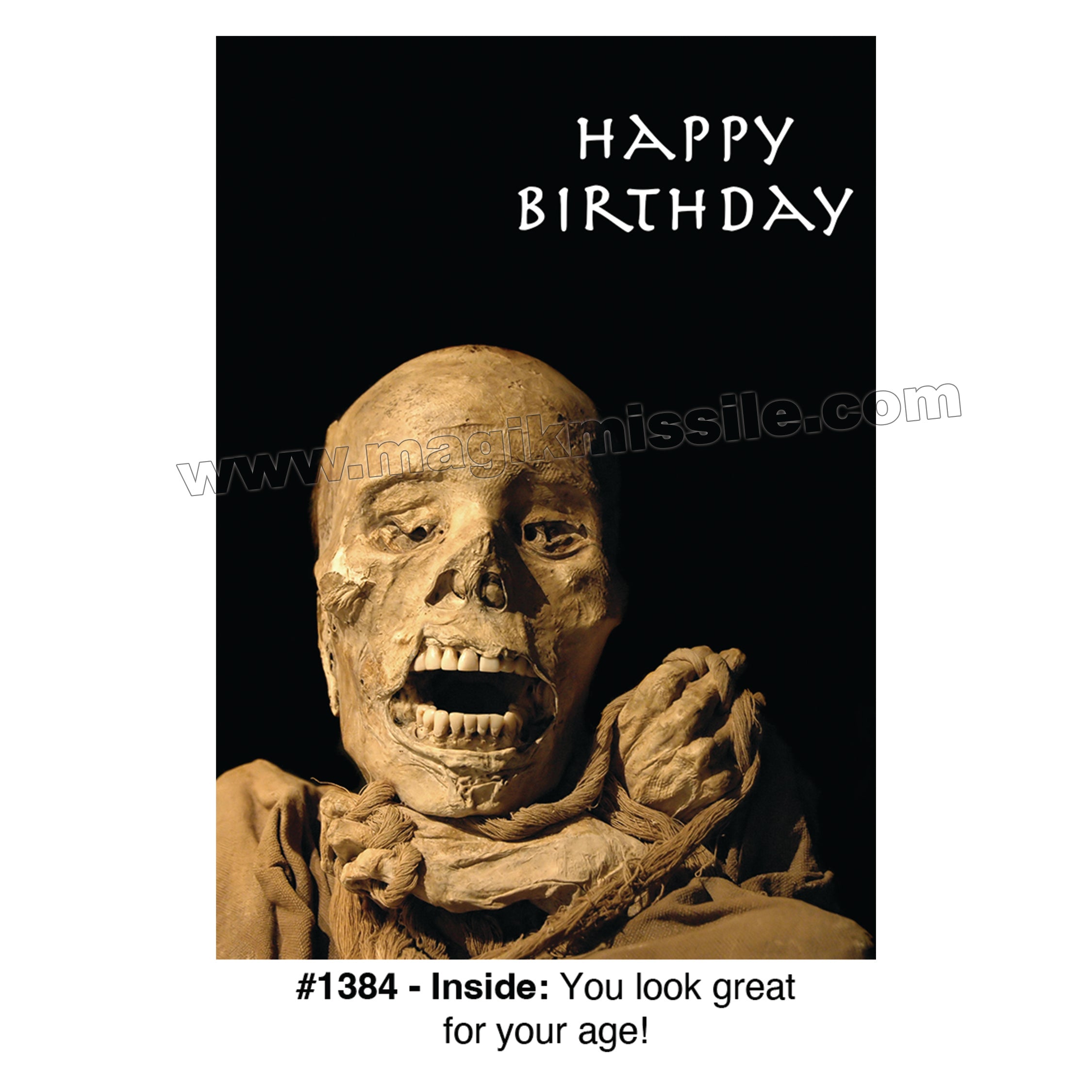 1384 - Funny Birthday Card