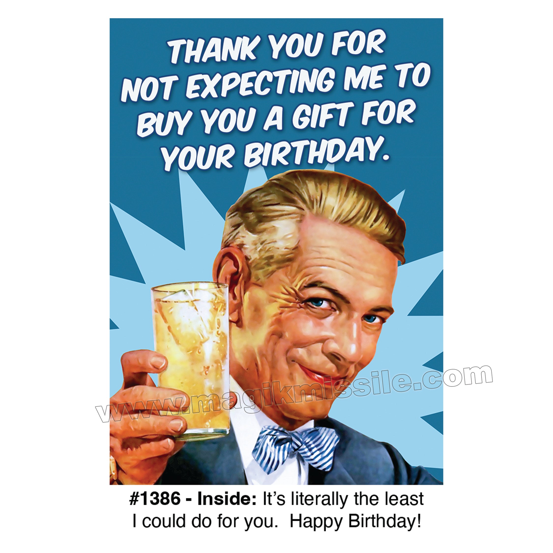 1386 - Funny Birthday Card