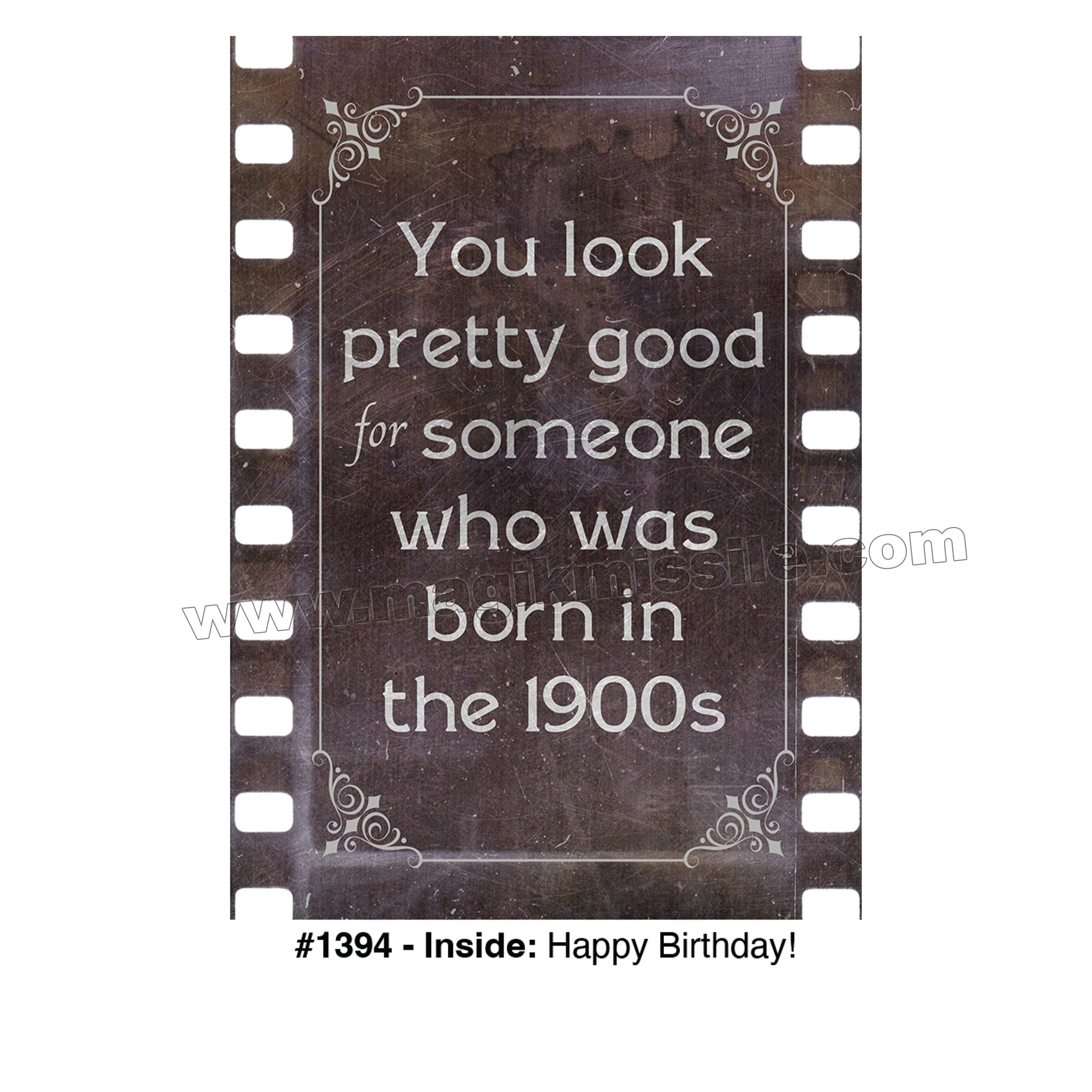 1394 - Funny Birthday Card