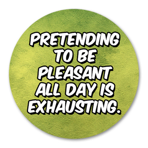 MR145 - Round Fridge Magnet