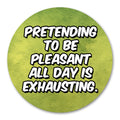 MR145 - Round Fridge Magnet