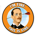 MR148 - Round Fridge Magnet