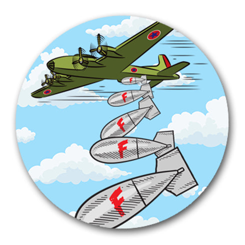MR71 - Round Fridge Magnet