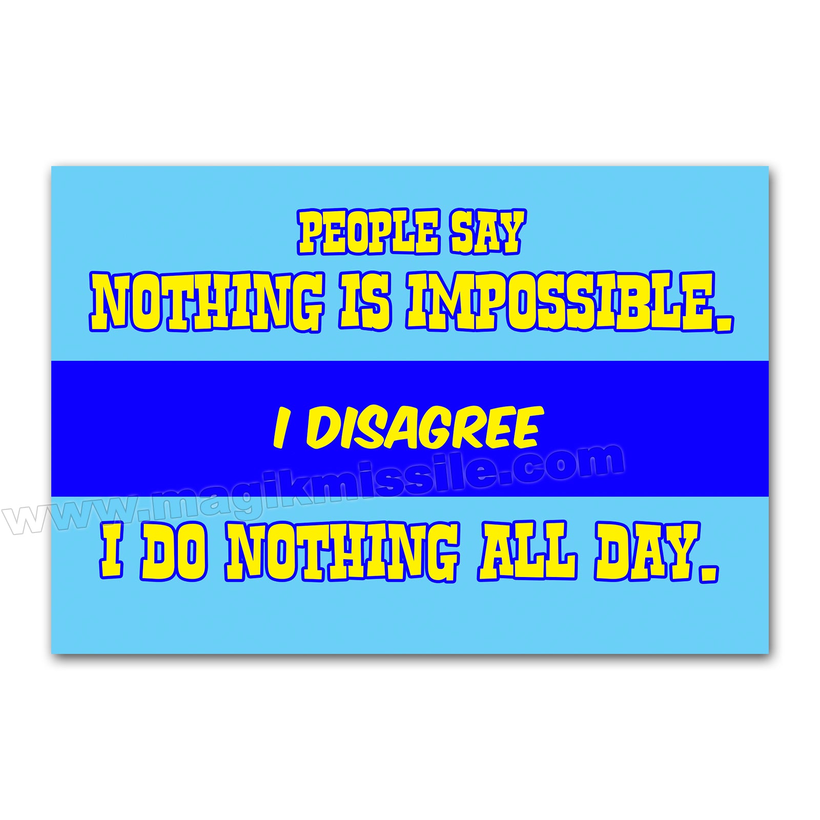 M302 - Funny Fridge Magnet