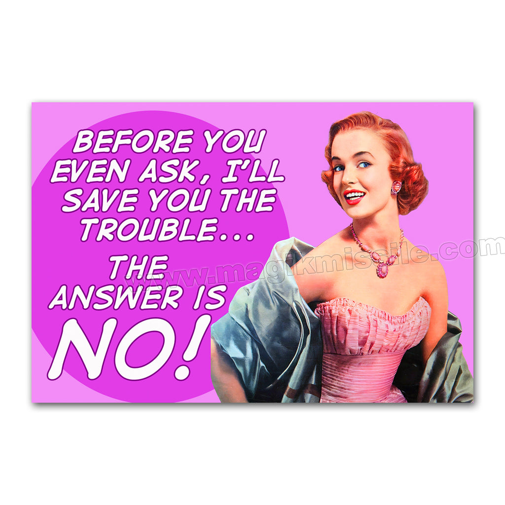 M326 - Funny Fridge Magnet