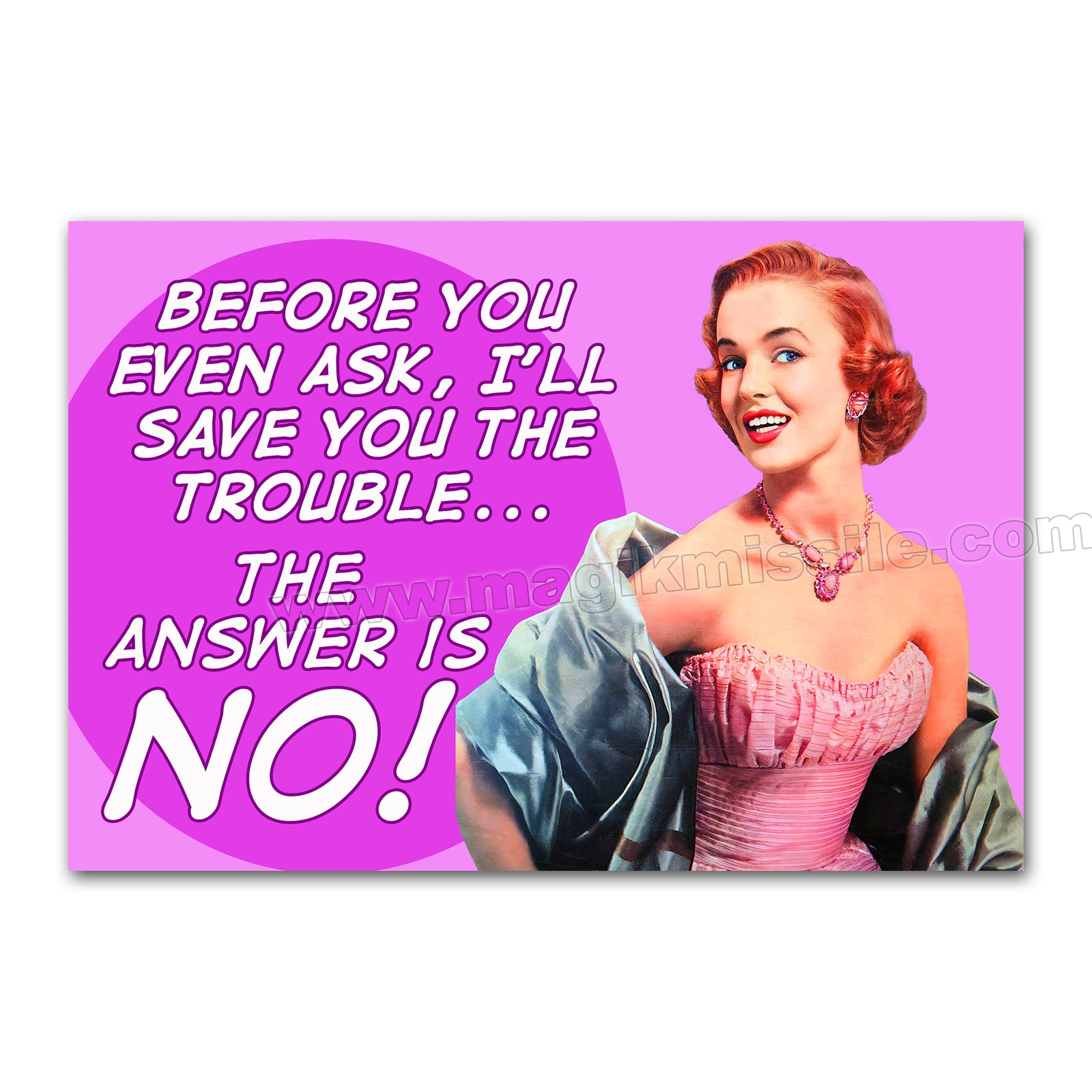 M326 - Funny Fridge Magnet