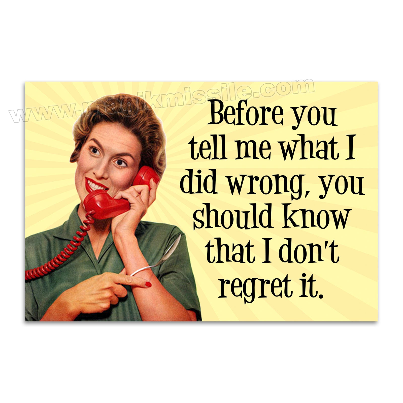 M443 - Funny Fridge Magnet