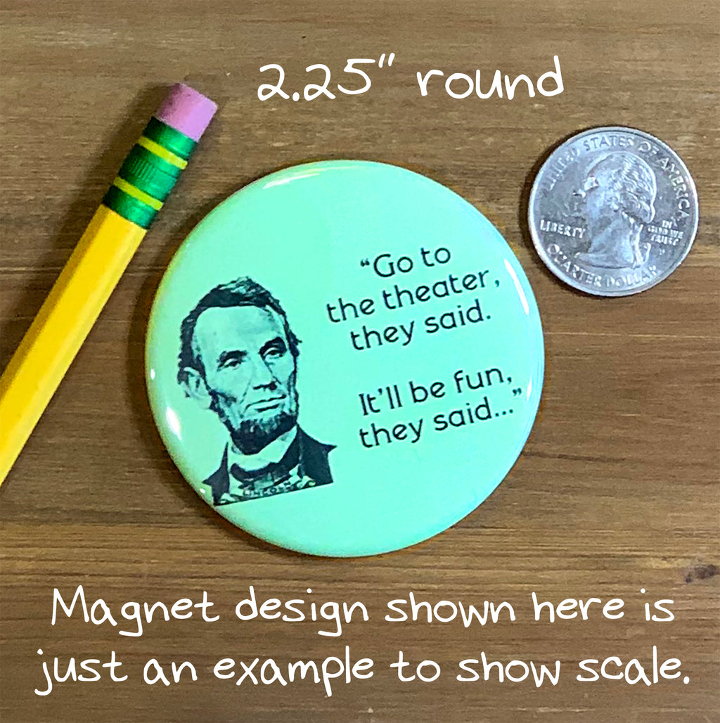 MR140 - Round Fridge Magnet