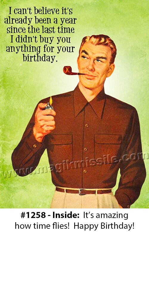 1258 - Funny Birthday Card