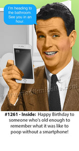 1261 - Funny Birthday Card
