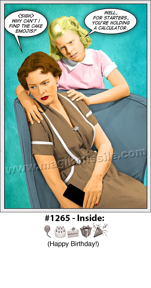 1265 - Funny Birthday Card