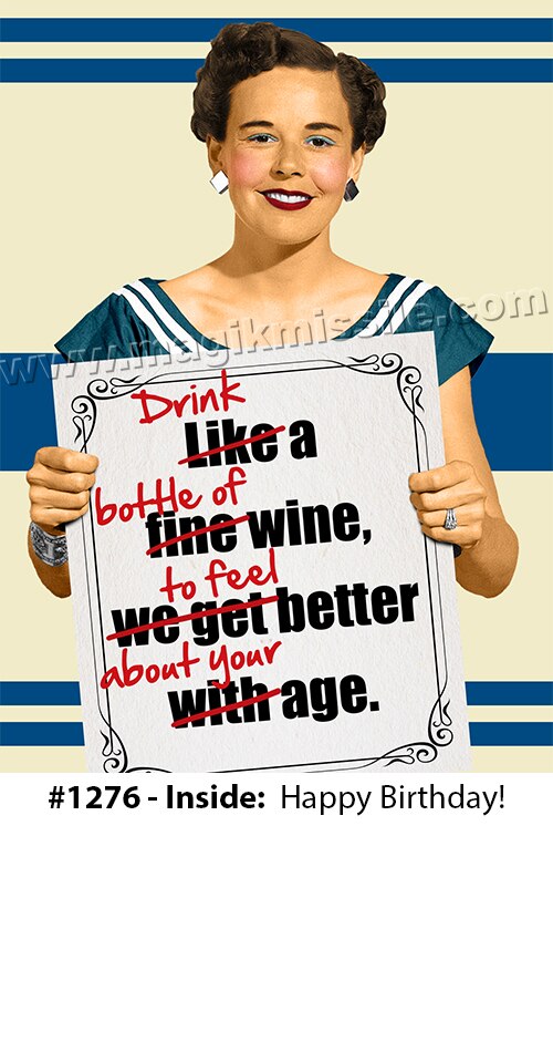 1276 - Funny Birthday Card