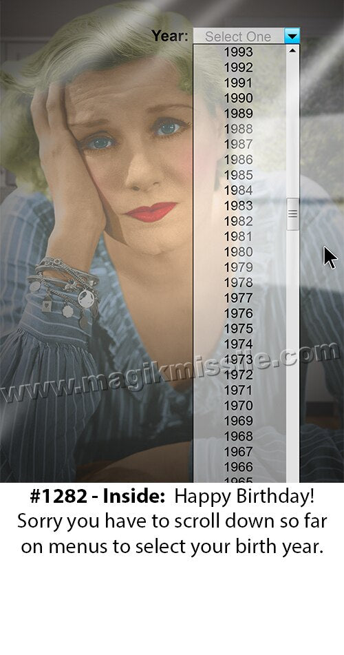 1282 - Funny Birthday Card