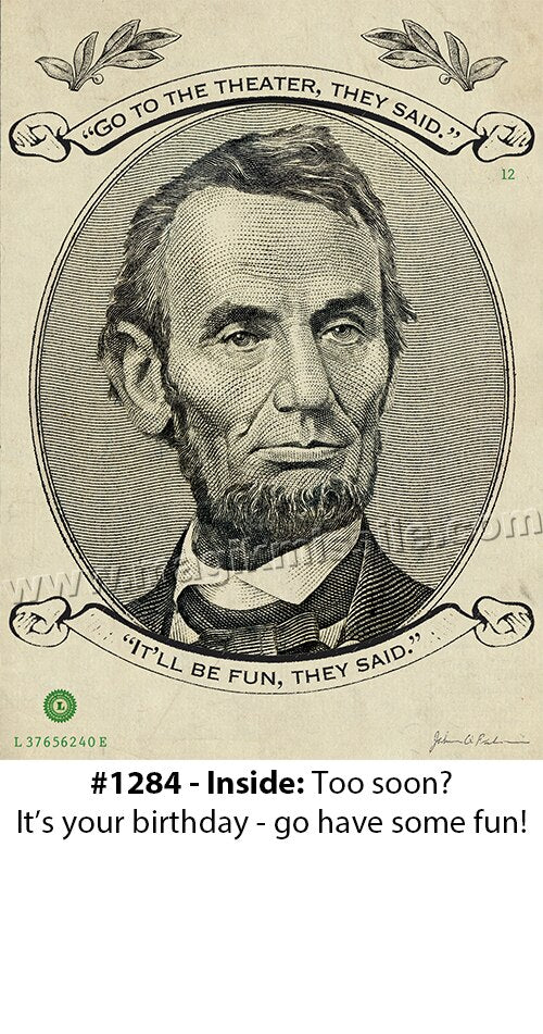 1284 - Funny Birthday Card
