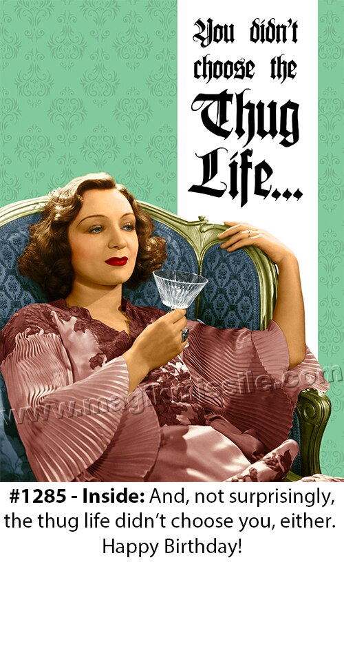 1285 - Funny Birthday Card