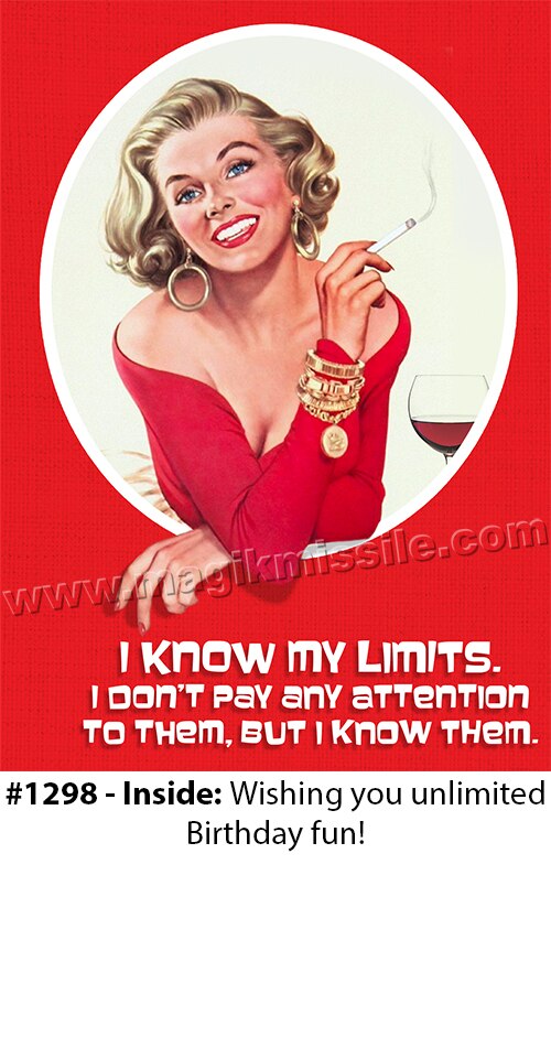 1298 - Funny Birthday Card