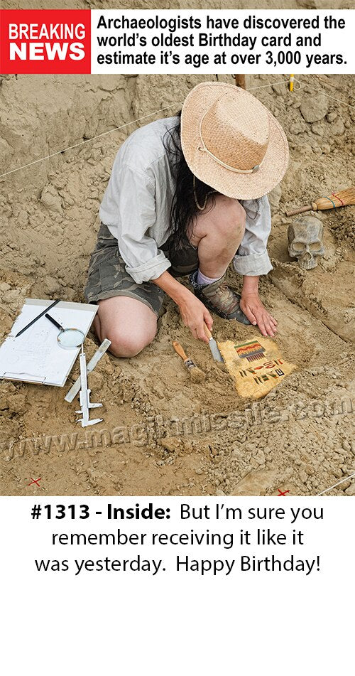 1313 - Funny Birthday Card