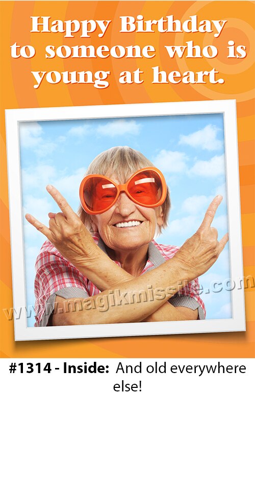 1314 - Funny Birthday Card