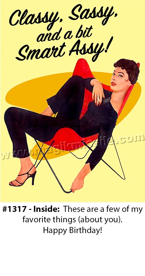 1317 - Funny Birthday Card