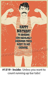 1319 - Funny Birthday Card