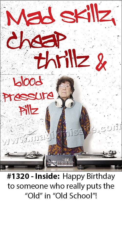 1320 - Funny Birthday Card