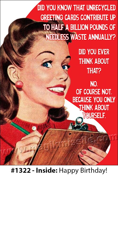 1322 - Funny Birthday Card