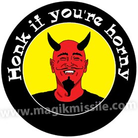Horny Devil Button