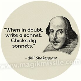 Shakespeare Button