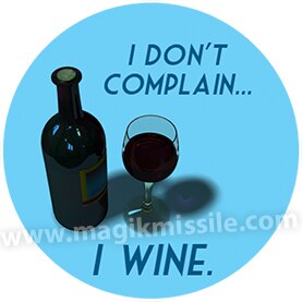 I Wine Button