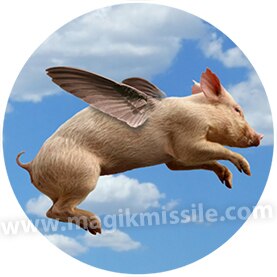 When Pigs Fly Button