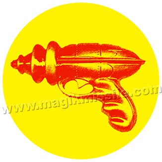 Retro Raygun button