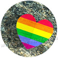 Rainbow Heart button