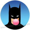 Batman Blows A Bubble button