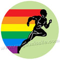 Rainbow Mercury button