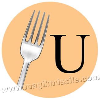 Fork U button