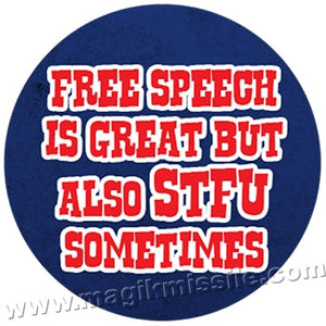 Free Speech button