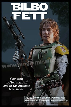 Bilbo Fett magnet