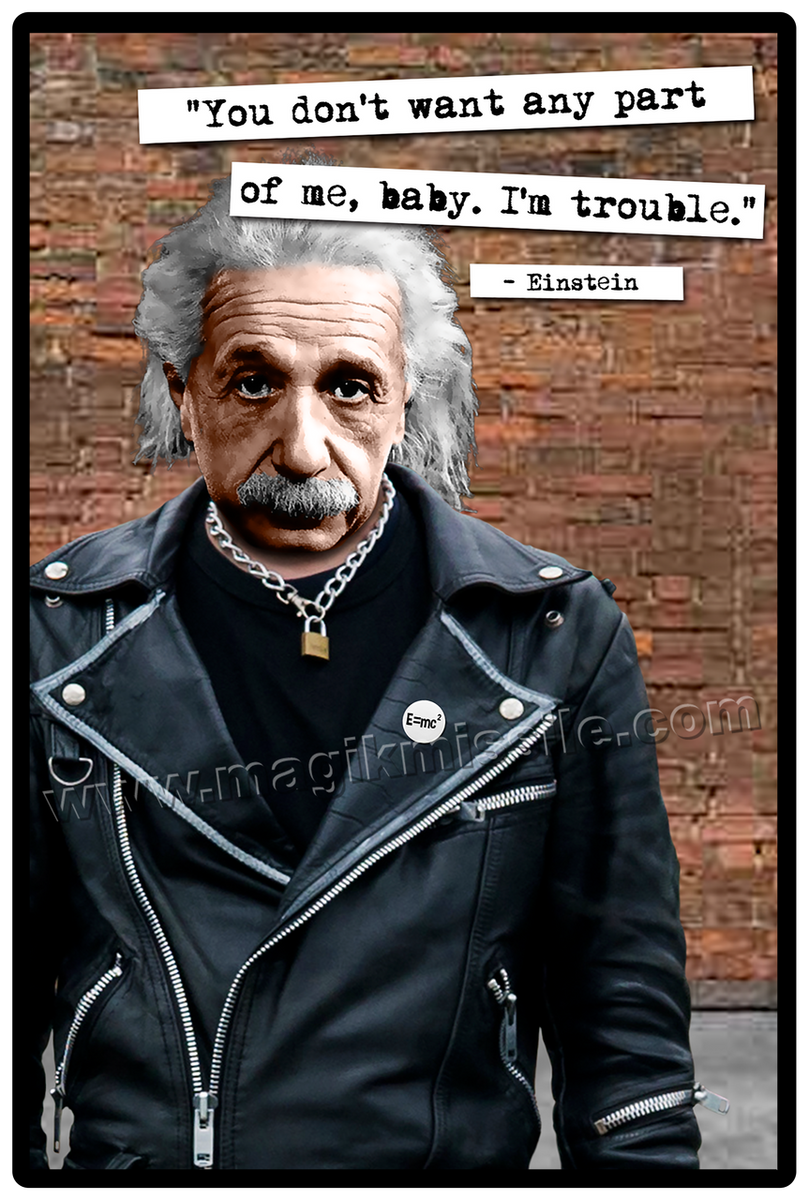 Punk Einstein sign – Magik Missile
