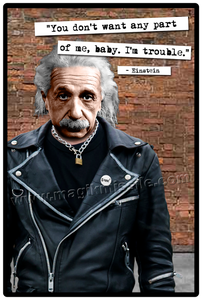 Punk Einstein sign