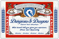 D&D Beer Label sign
