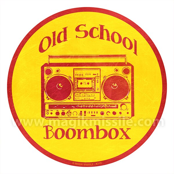 Boombox Decal